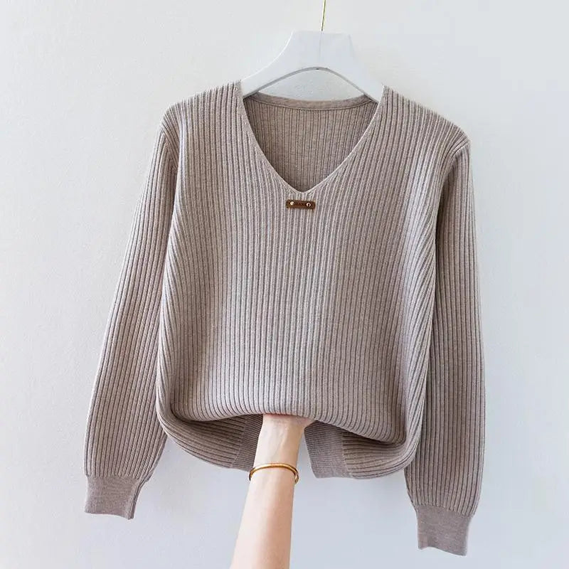 Aurelia Slim Ribbed Pullover