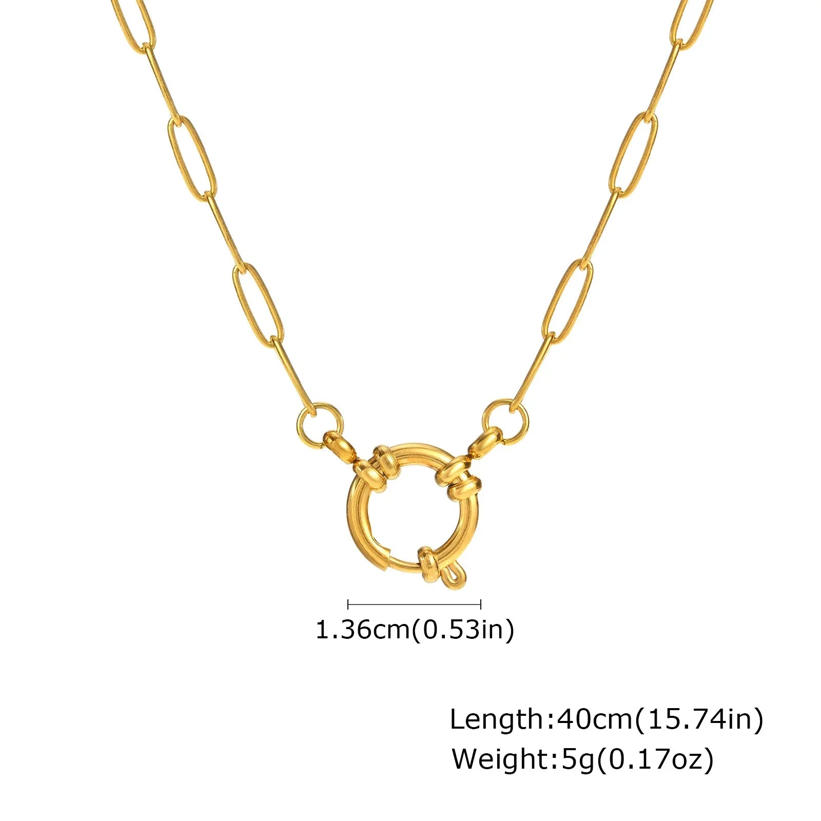 Celine Gold Paperclip Set