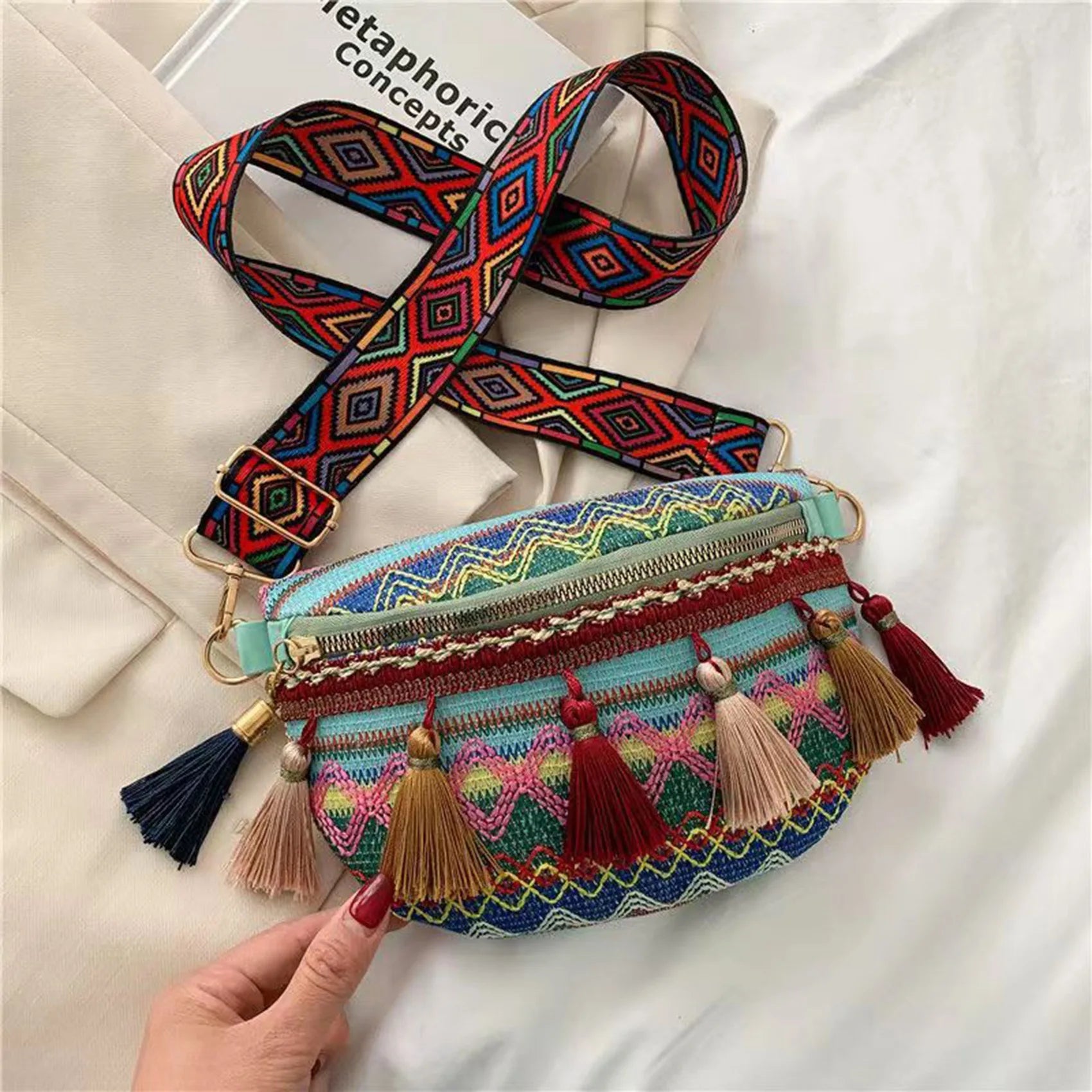 Freya Tassel Crossbody