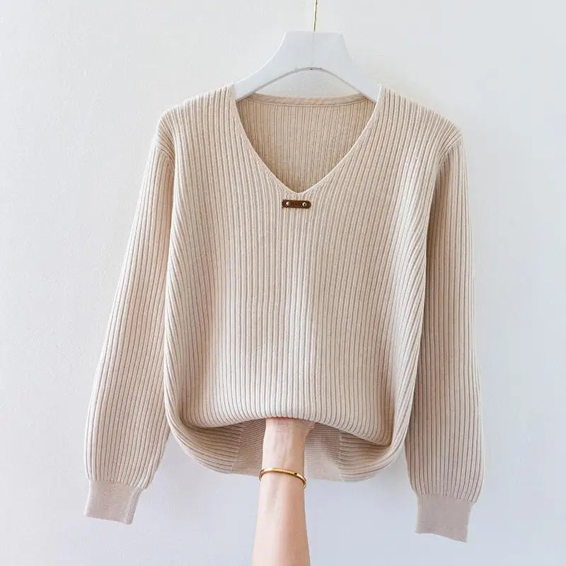 Aurelia Slim Ribbed Pullover