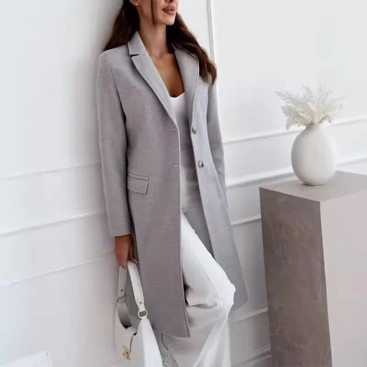 Alaia™ | Sleek Wool Overcoat
