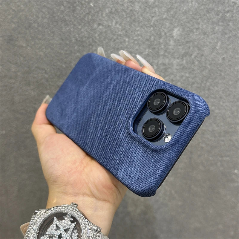 Premium Denim iPhone Case