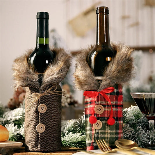 Christmas Wine Bottle Holders