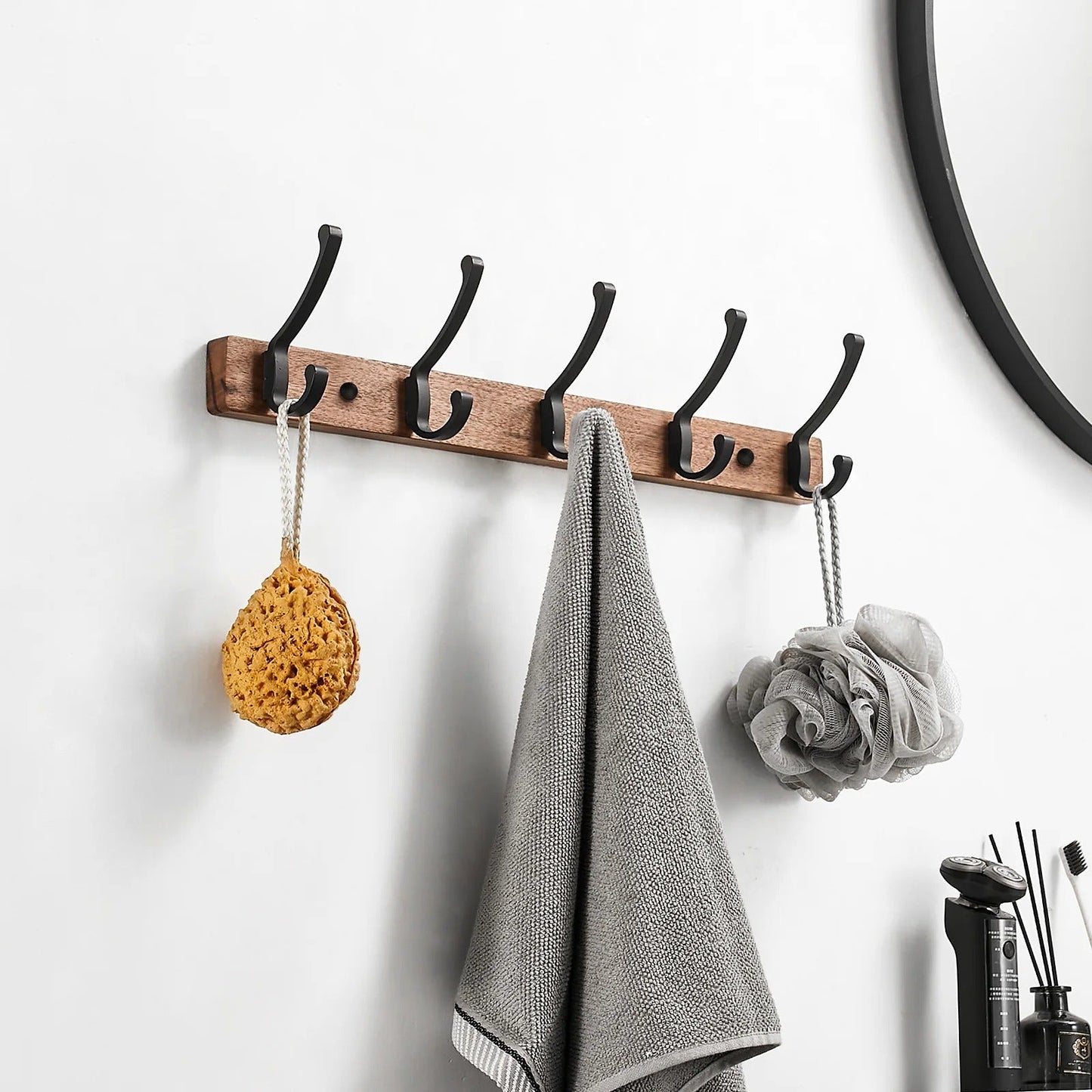 WoodLock Towel Rack