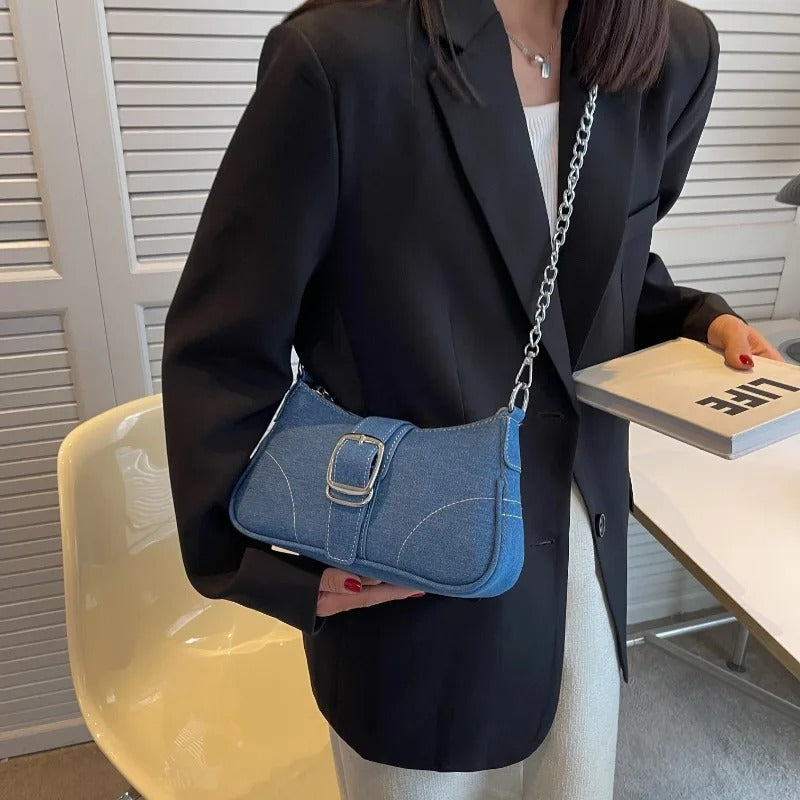 Seraphina™ | Denim Casual Shoulder Bag