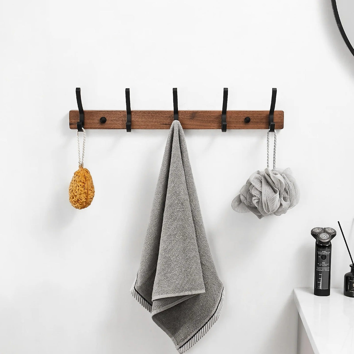 WoodLock Towel Rack