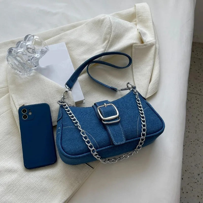 Seraphina™ | Denim Casual Shoulder Bag