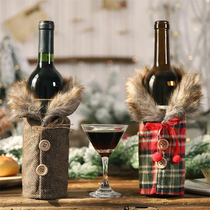 Christmas Wine Bottle Holders