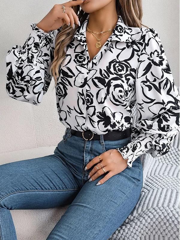 Gabbie | Elegant Flower Shirt